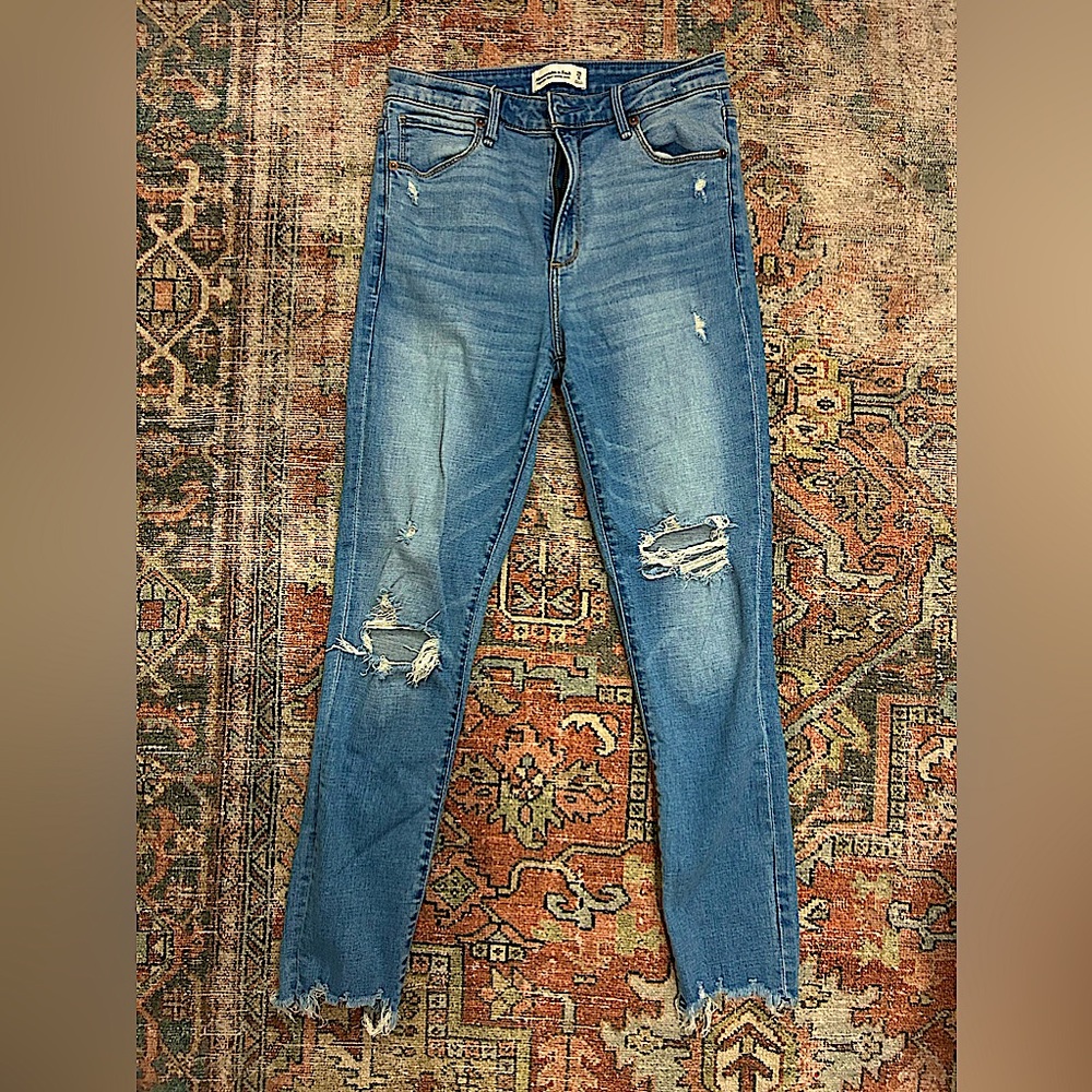 Abercrombie & Fitch Distressed Jeans